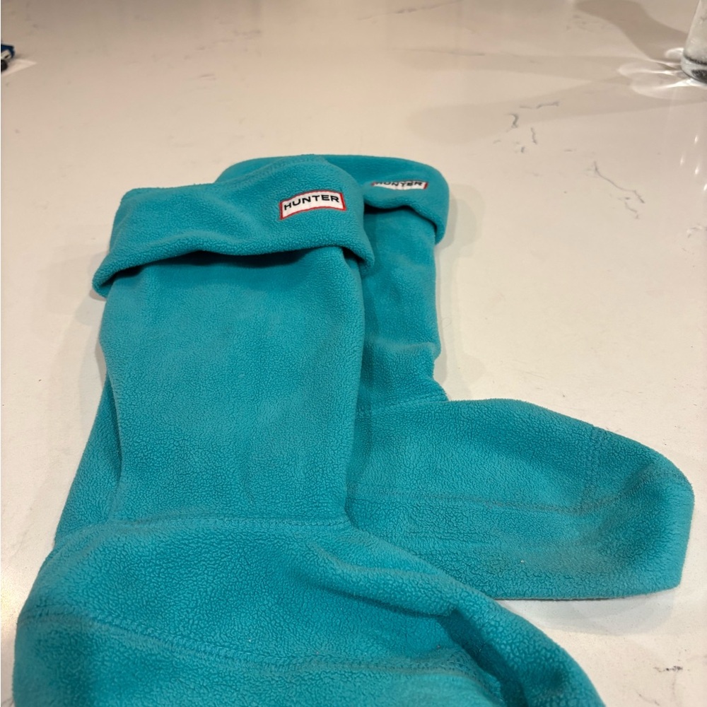 Hunter tall boots liners, teal - Picture 4 of 4